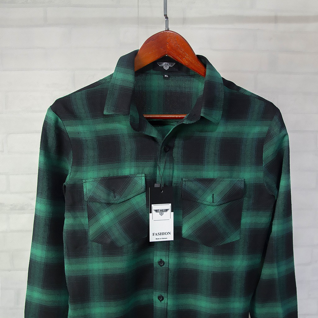 Áo sơ mi nam , sơ mi dạ caro cao cấp full hộp SM53 | BigBuy360 - bigbuy360.vn