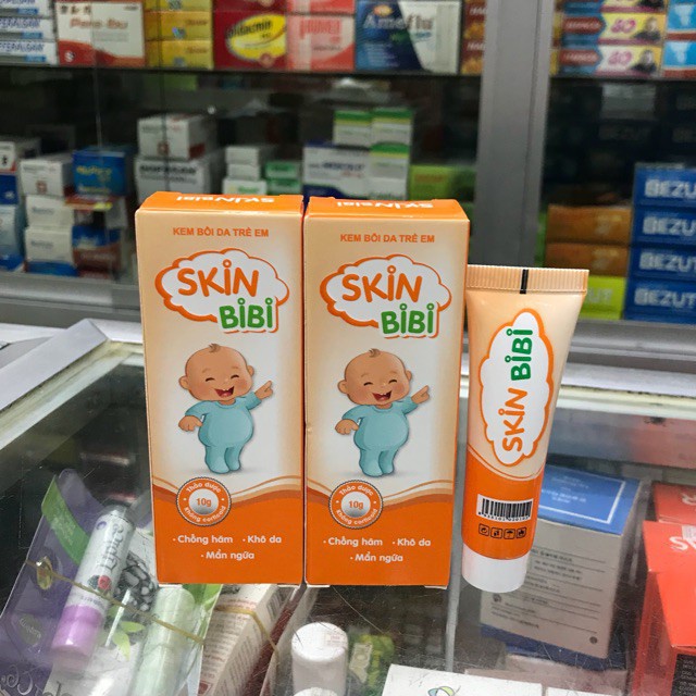 Kem bôi da trẻ em Skinbibi ngừa hăm da, khô da mẩn ngứa tuýp 10gr, an toàn cho bé - Trung Đông Pharmacy