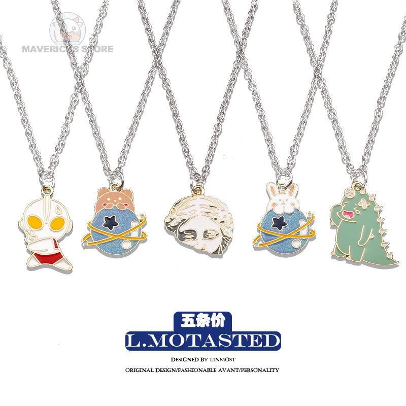 Dây chuyền mặt hình hoạt hình Kuromi cho nam và nữ