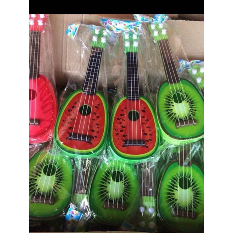 Đàn Dưa Hấu Ukulele Mini 32cm Trái Cây cho bé - Đàn hoa quả