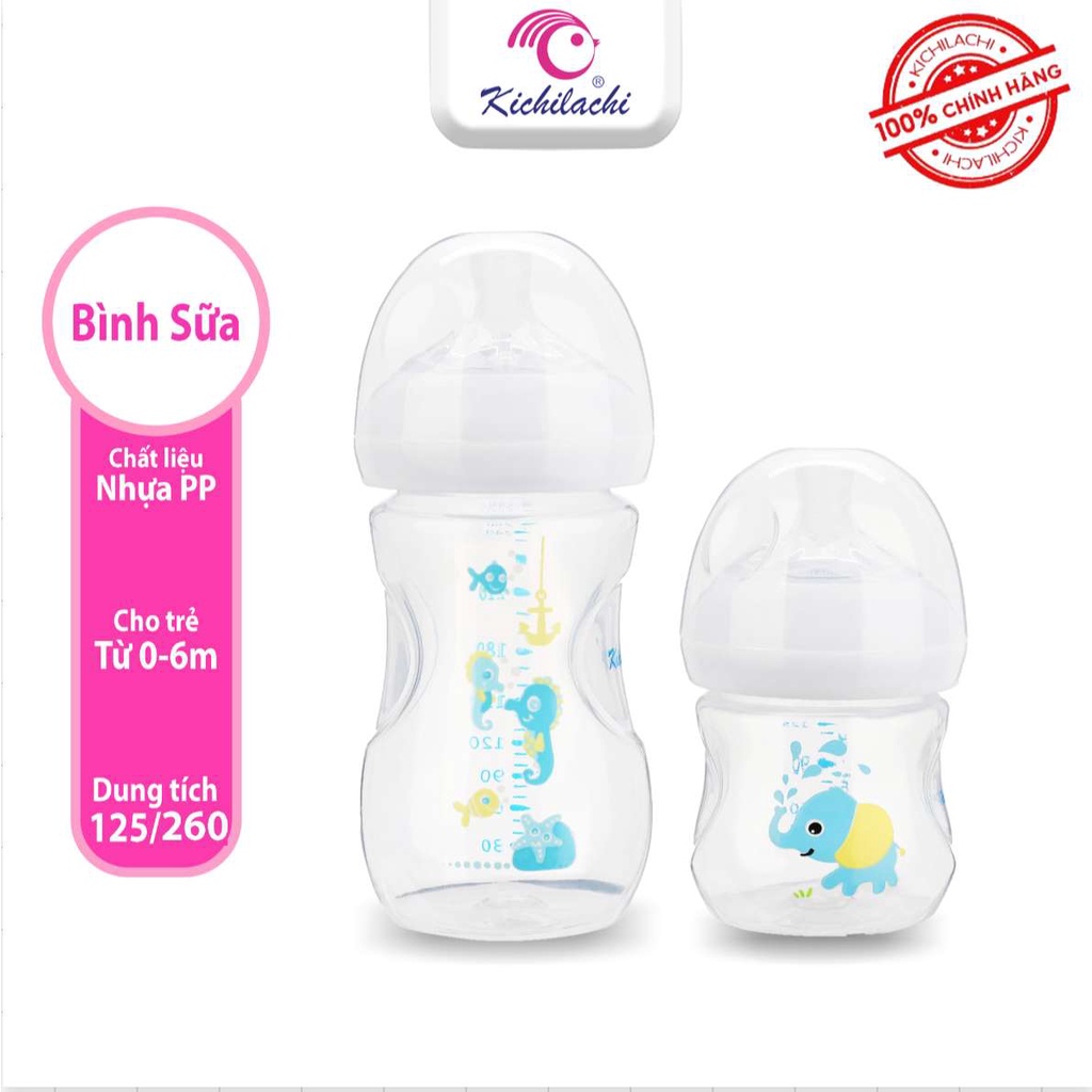 Bình sữa Kichi Natural 125|260ml