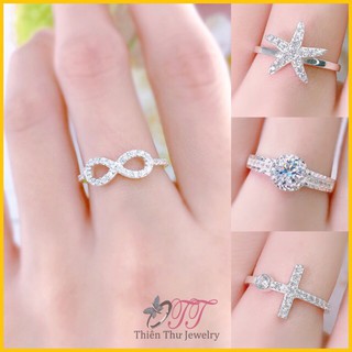 Nhẫn bạc nữ nhỏ xinh nhiều mẫu (có clip)