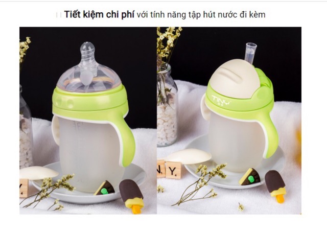Bình sữa silicon cao cấp 250ml - Nhật Bản