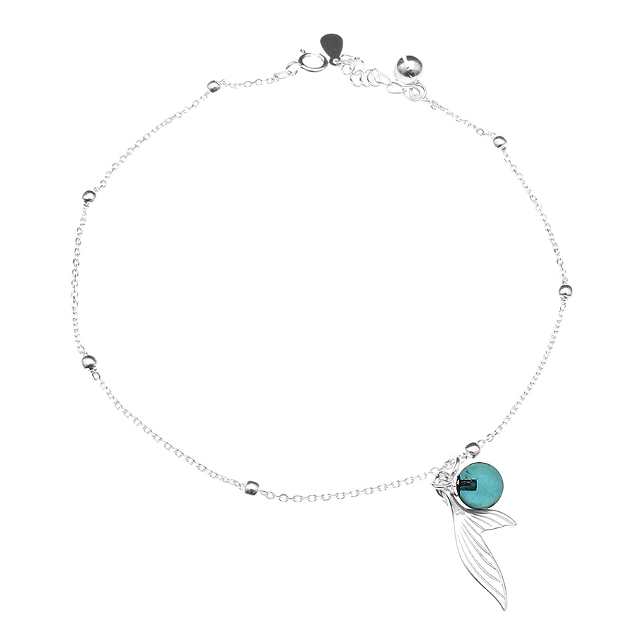 Lắc Chân Nữ Bạc Hiểu Minh LC215 đuôi Cá Bảo Hành Vĩnh Viễn | BigBuy360 - bigbuy360.vn