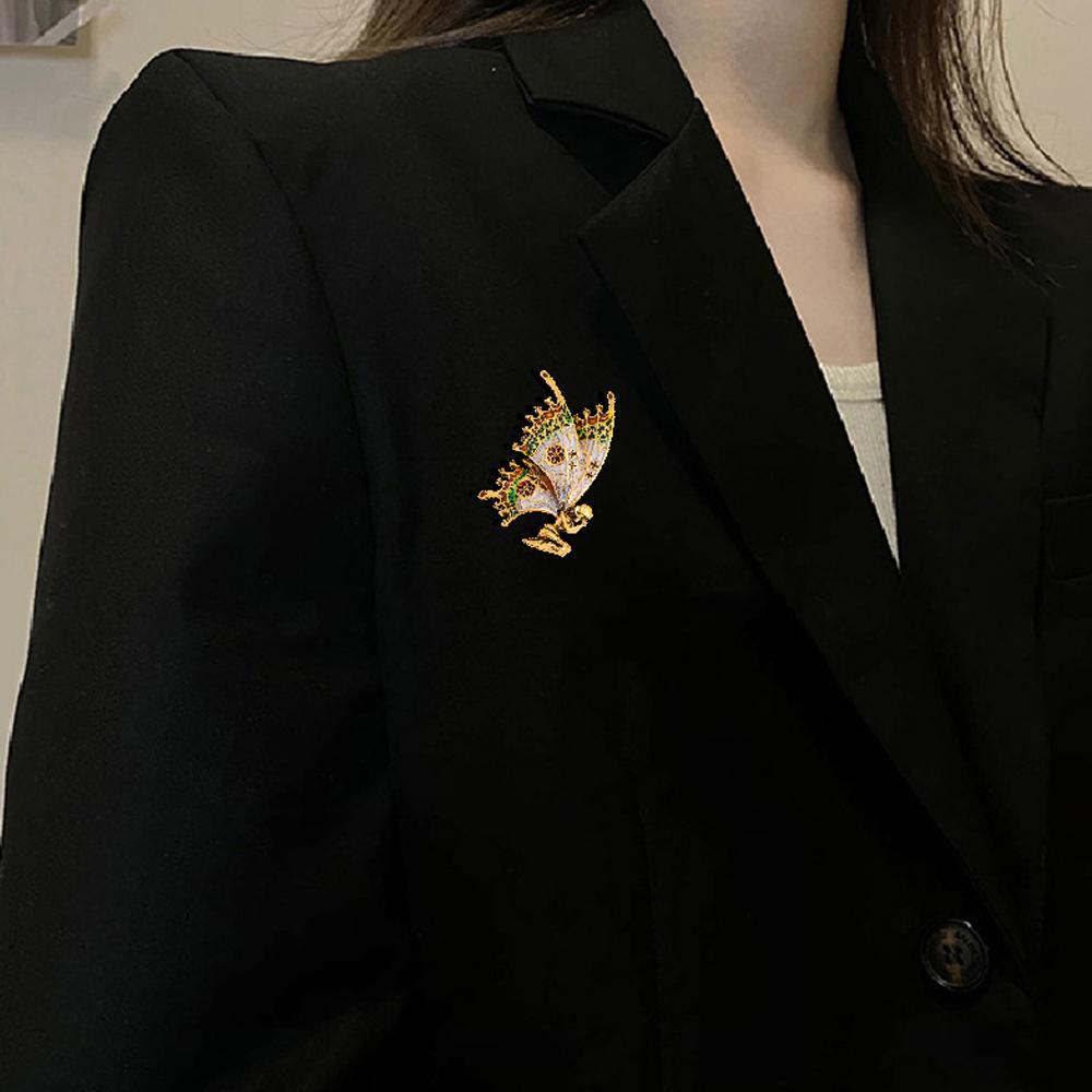 Trâm Cài Áo Hình Cánh Bướm Thời Trang Cho Nữ