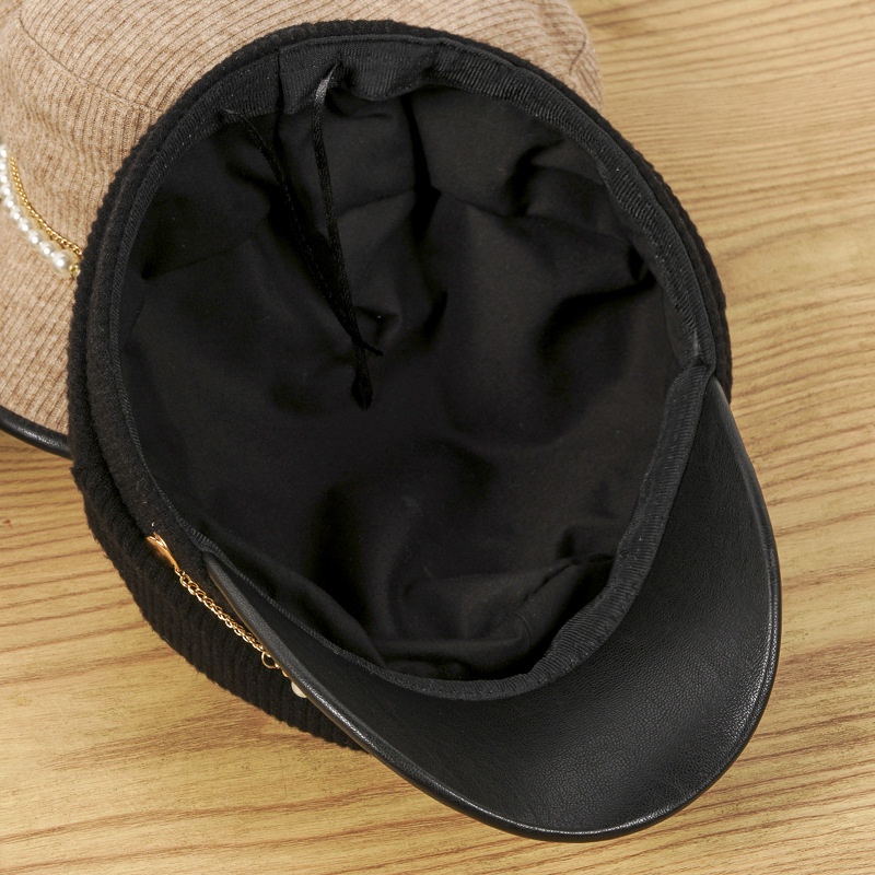 Korean Style Simple Color Beret Hats For Women