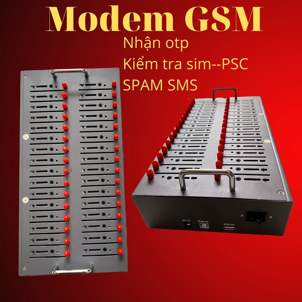 MODEM GSM 16 32 CỔNG SỬ DỤNG MARKETING VÀ SMS