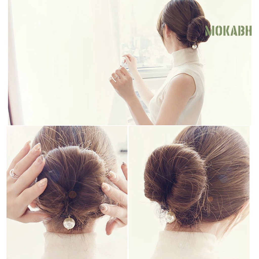 [Tóc Cho Bạn Gái] Dụng Cụ Làm Búi Tóc Có Rãnh Xoắn Bền Thiết Thực Cho Gia Đình