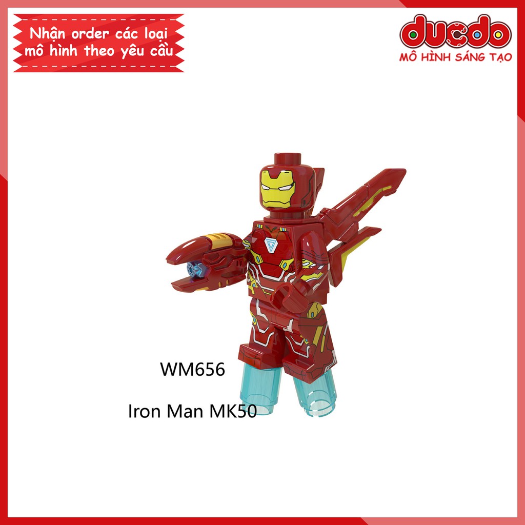 Minifigures siêu anh hùng Iron Man Avenger End Game - Đồ chơi Lắp ghép Xếp hình Mô hình Mini Super Hero WM6055 EndGame