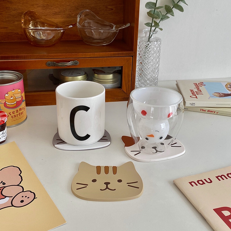 Đế lót ly chống trượt cách nhiệt phong cách hoạt hình