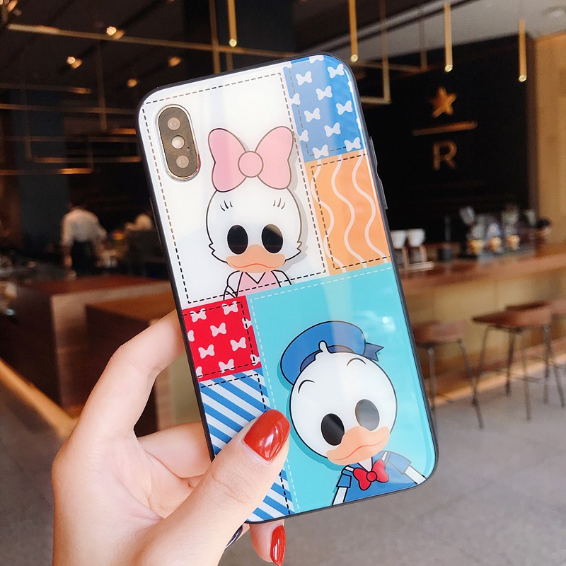 Ốp lưng iphone kính Hoạt hình dành cho ip 6/6plus/6s/6s plus/6/7/7plus/8/8plus/x/xs/xs max/11/11 pro/11 promax - k144