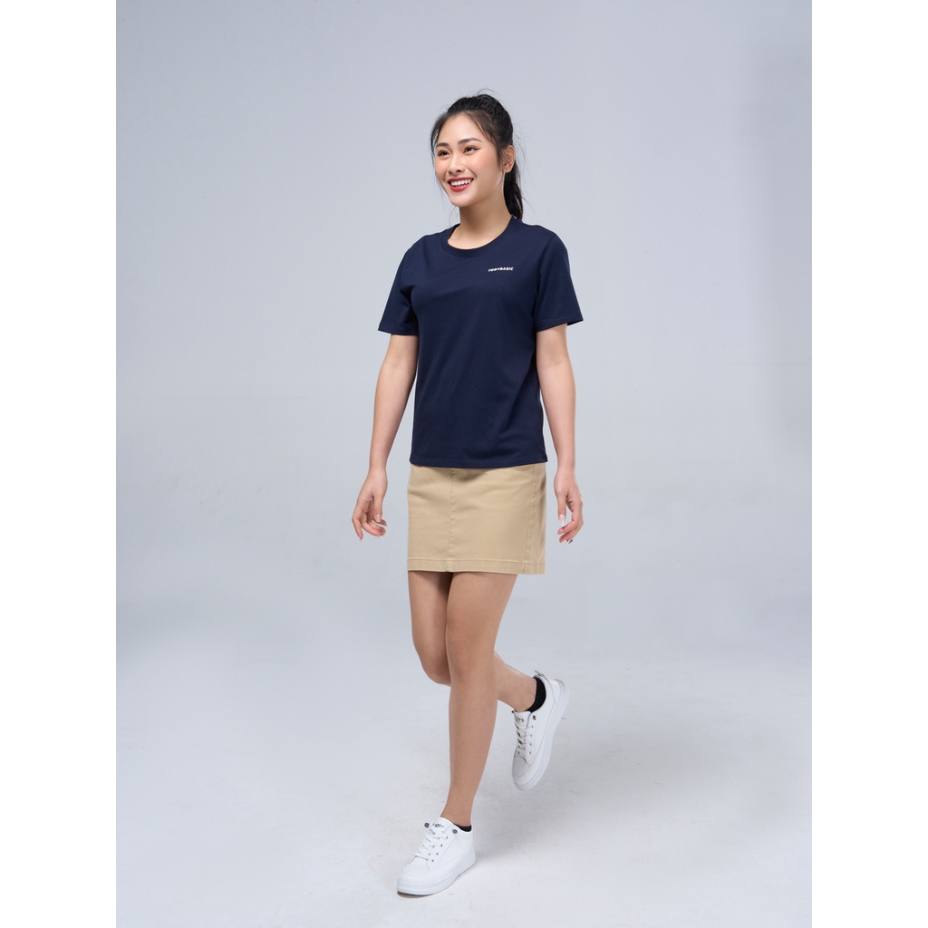 Áo phông nữ YODY cổ tròn nhiều màu thoáng mát chất liệu cotton USA -  TSN5286