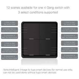 Công Tắc Ngữ Cảnh (Dán Tường) TUYA ZIGBEE