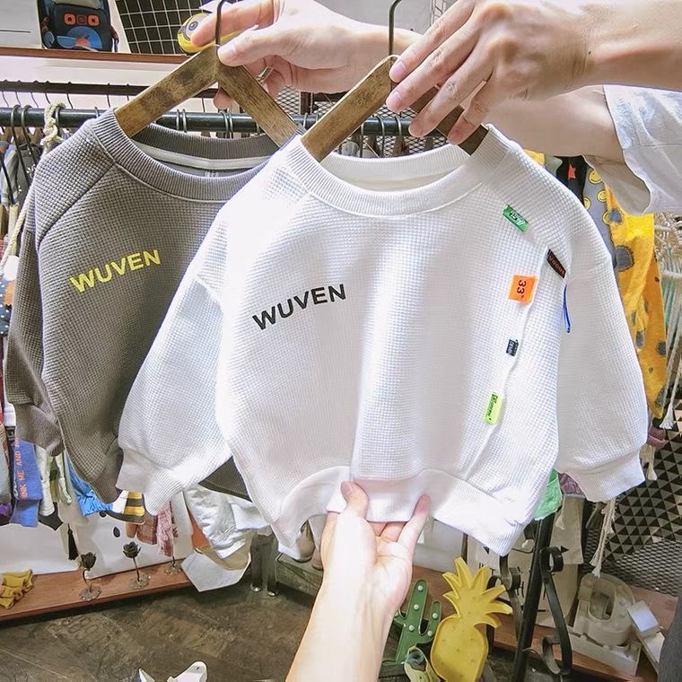 Áo Sweater Dài Tay Thời Trang Xuân Thu Hàn Quốc Dành Cho Bé Trai