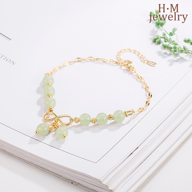 Vòng Tay Mạ Vàng 14K Mặt Hình Quả Cherry Dễ Thương