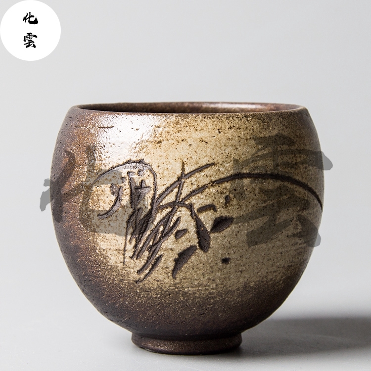 Bộ Tách Uống Trà Bằng Sứ Handmade Phong Cách Nhật Bản Cổ Điển