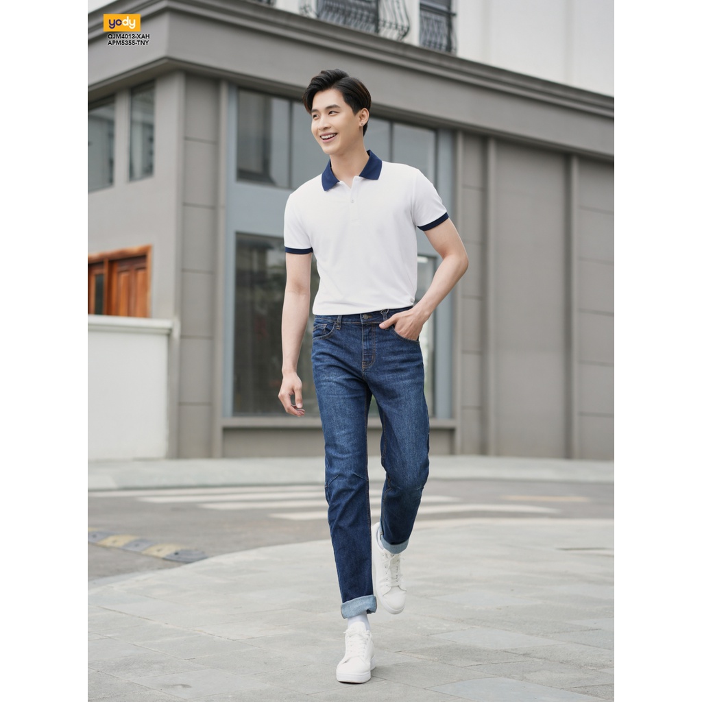 Quần jean slimfit nam YODY màu xanh - Quần bò nam trẻ trung năng động QJM4013