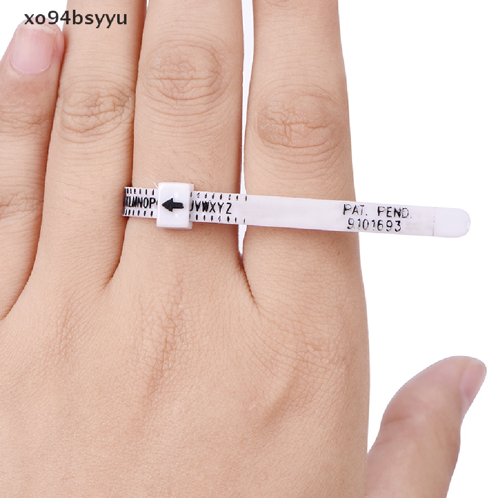 [Xo94Bsyu] Thước Đo Kích Thước Nhẫn Đeo Ngón Tay Dành Cho Nhẫn Cưới / Đính Hôn Mới.