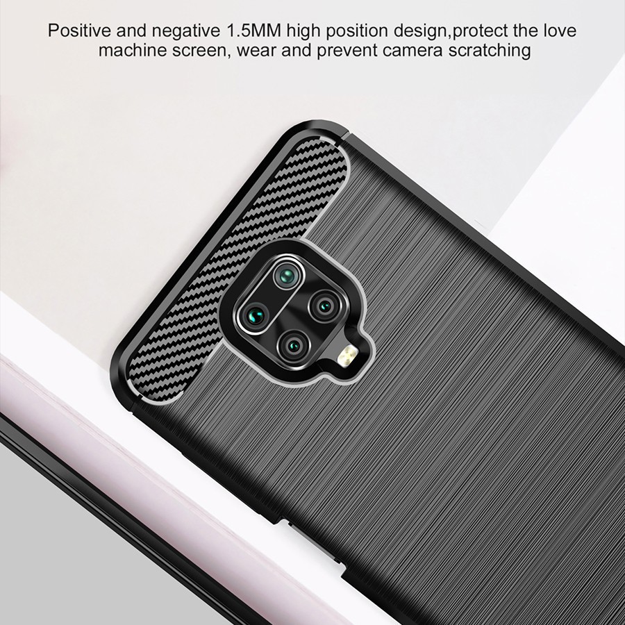 Ốp Điện Thoại Sợi Carbon Cho Xiaomi Redmi Note 6 5 7 8 9 Pro Max 9s 8T Mi 10 Pro Note 10 CC9 Pro 8 9 8A 7A POCO C3