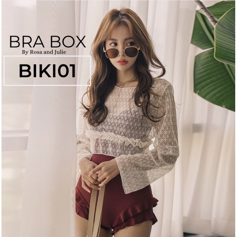 BỘ BƠI LIỀN KÈM ÁO LƯỚI, áo bơi bikini - BRABOX | BigBuy360 - bigbuy360.vn