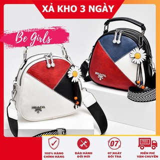 ✨FREESHIP 100%✨ TÚI ĐEO CHÉO NỮ 💓TÚI ĐEO CHÉO 3 MÀU - TẶNG PHỤ KIỆN HOA CÚC SIÊU ĐẸP.