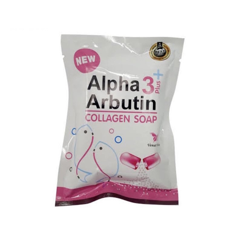 (date 2025) Xà bông tắm siêu trắng da của Alpha Arbutin Collagen