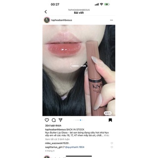 [BILL US/WEB] NYX Son bóng Butter Gloss