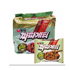 Lốc 5 Gói Mì tương đen Chapaghetti Nongshim (140g / gói)