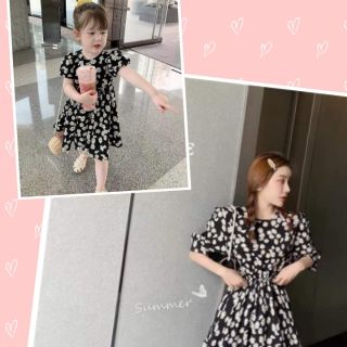 Sét váy hoa nhí cho mẹ và bé