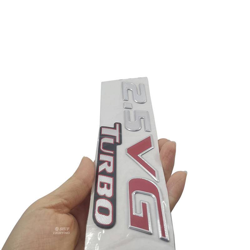 1 huy hiệu dán trang trí xe hơi Mitsubishi Pajero 2.5 VG TURBO