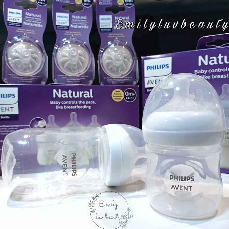 Bình sữa Philips Avent Natural 125ml/260ml/330ml núm tuỳ chọn