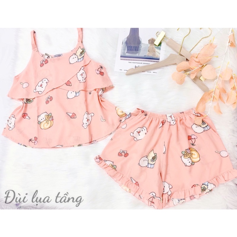 bộ lụa 2 dây