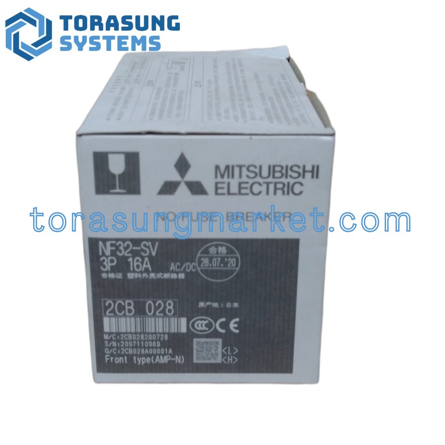 MCCB Mitsubishi NF32-SV 3P 16A | Hàng Chính Hãng