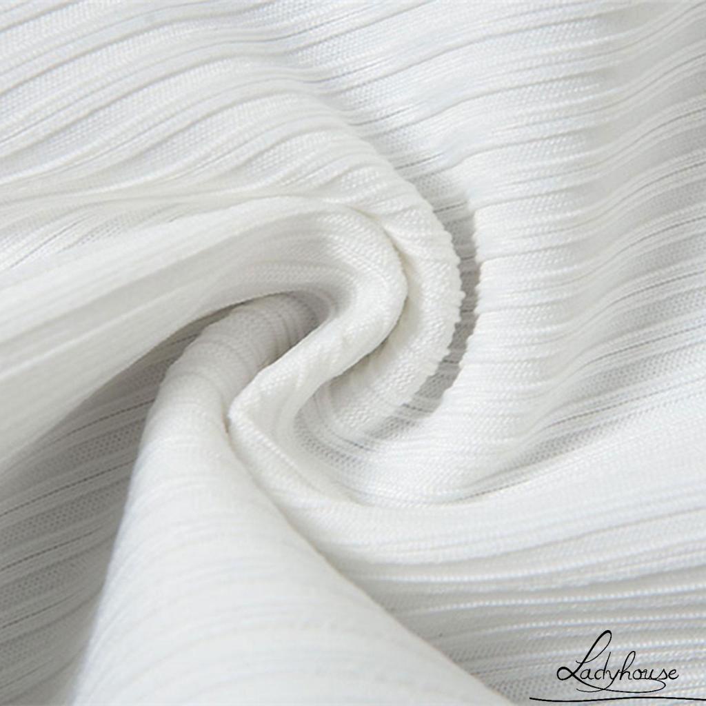 Áo Ba Lỗ Cổ Chữ V Hở Rốn Màu Trơn Thời Trang Gợi Cảm Cho Nữ