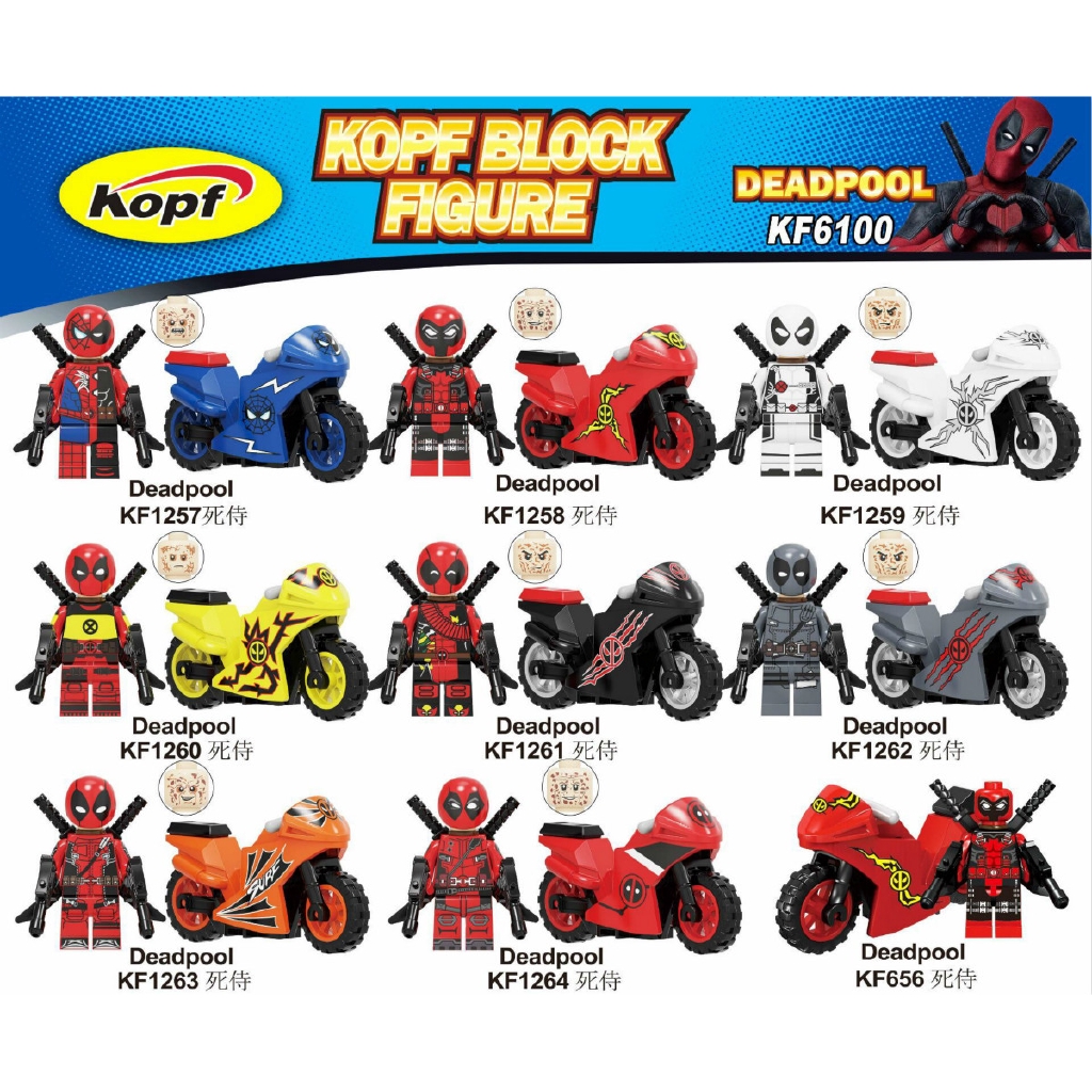 Mô Hình Lắp Ráp Mô Hình Deadpool KF6100