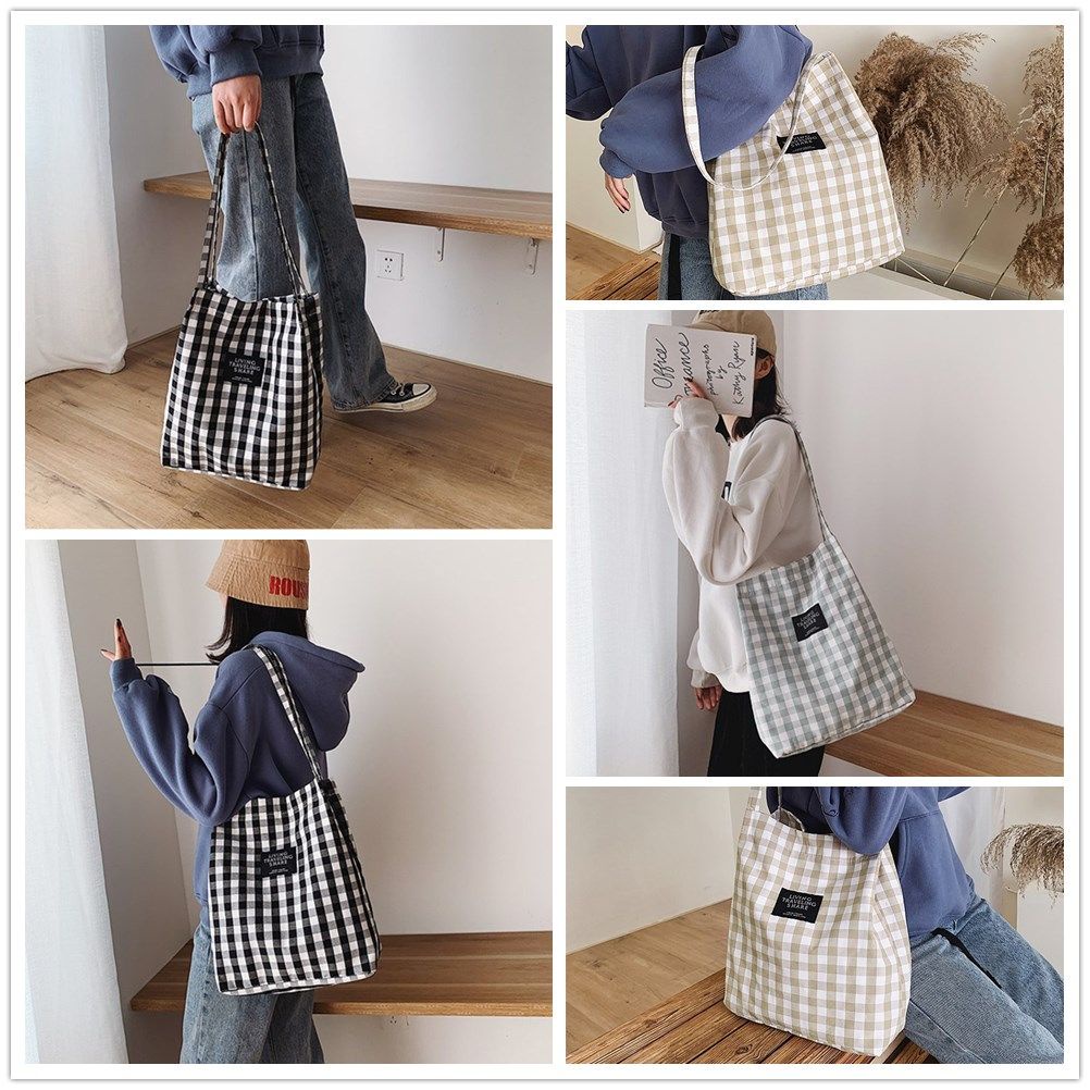 Túi xách cotton nhiều màu sắc tuỳ chọn thời trang cho nữ