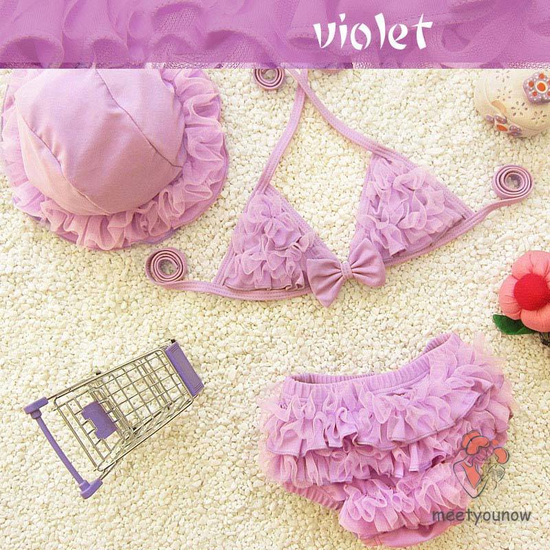 Đồ bơi trẻ em 2 mảnh tua rua dễ thương | BigBuy360 - bigbuy360.vn