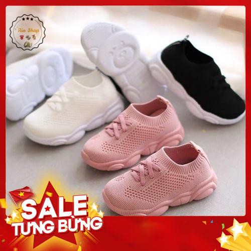 GIÀY CỔ NGẮN THỂ THAO TẬP ĐI LEN CHUN CHO BÉ TRAI BÉ GÁI (có ảnh thật) - Hàng nhập khẩu