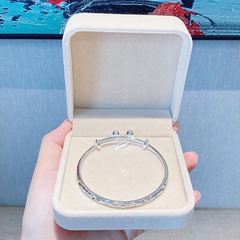 Vòng tay đôi nam nữ Vòng Tay Bạc 999 Gypsophila Nhật Bản Và Hàn Quốc Mới Cho Nữ Sinh