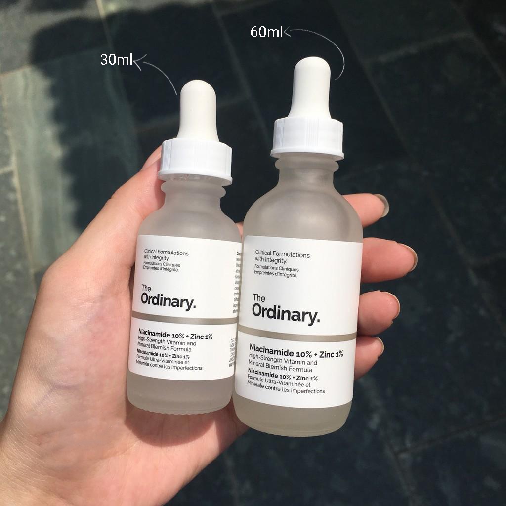 Tinh Chất Dưỡng Sáng Da The Ordinary Niacinamide 10% + Zinc 1% Serum