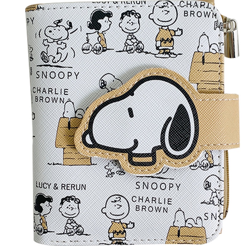 Ví đựng tiền xu in hình Snoopy đáng yêu kiểu Hàn Quốc