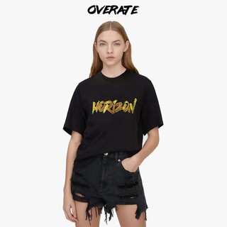 Áo thun tay lỡ - overate form rộng unisex horizon ovt13