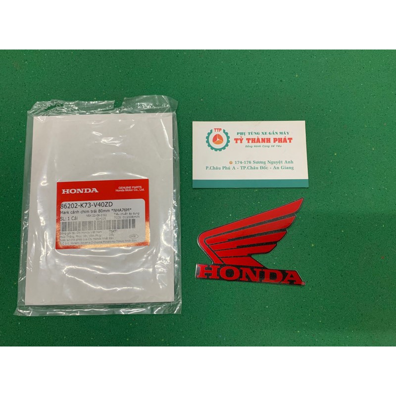 Tem cánh chim Future Led Đỏ xe Đen Nhám Trái