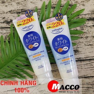 Sữa Rửa Mặt Kose Softymo White Cleansing Wash 220g