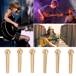 Bộ 6 Chốt Dây Đàn Guitar Bằng Đồng
