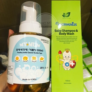 Combo Nước rửa bình My Mum Made in Korea