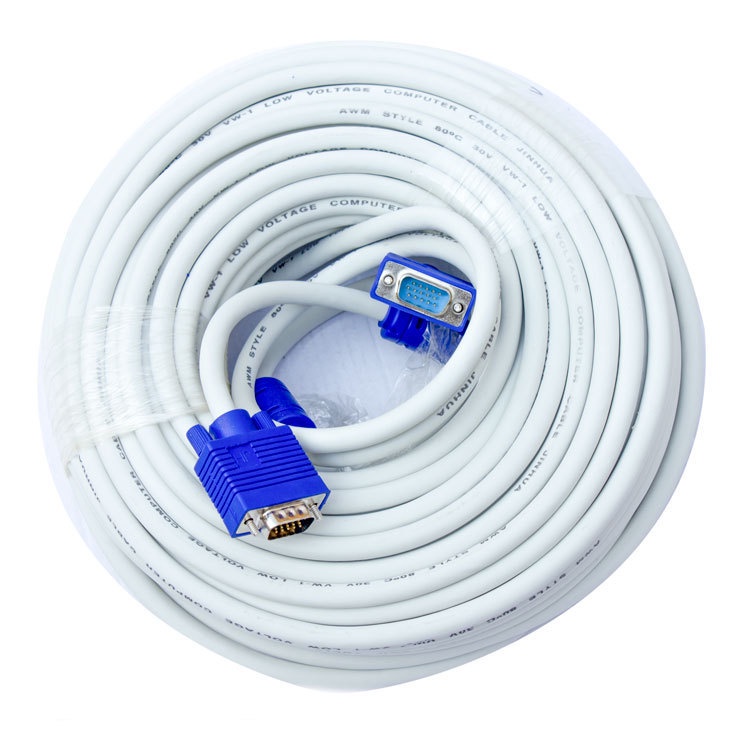 Cáp VGA 2 đầu chống nhiễu 10m - Dây VGA 2 đầu chống nhiễu 10m - Dây nối VGA 10m - Cáp nối VGA 10m