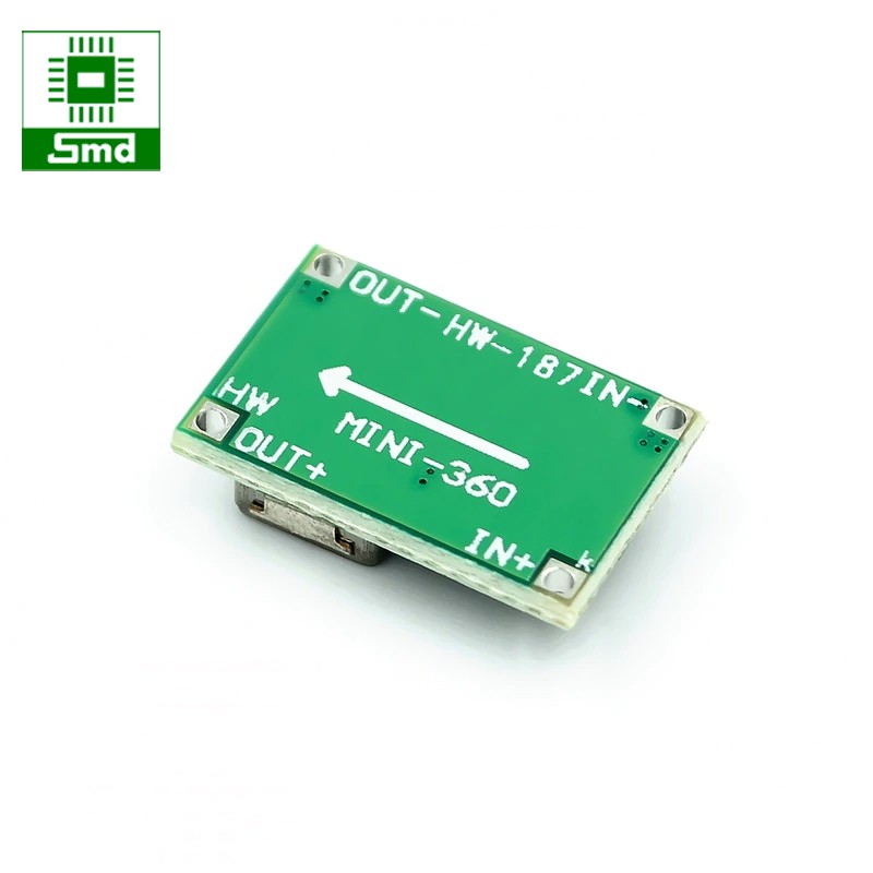 Mạch Hạ áp mini 360 MP2307 3A điện Áp 4,5 - 28V DC-DC module Buck điện áp điều chỉnh ổn áp nguồn DC 3V3, 5V, 9V, 12V