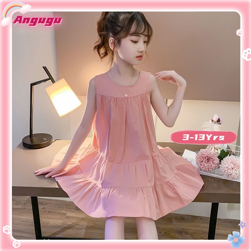Đầm Công Chúa Sát Nách Thời Trang Mùa Hè Cho Bé Gái Từ 3-4 - 5-6 - 7-8 - 9-10 - 11-12 Tuổi
