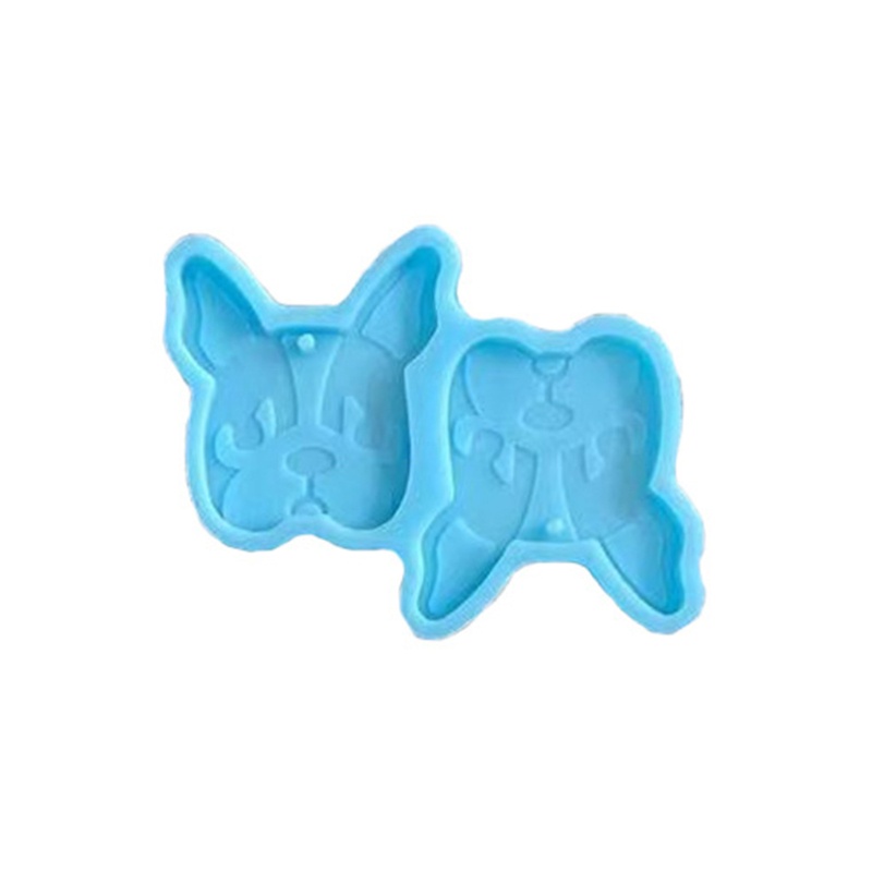 Khuôn Silicon Bóng Làm Bông Tai DIY Hình Mèo / Thỏ / Cá Xinh Xắn